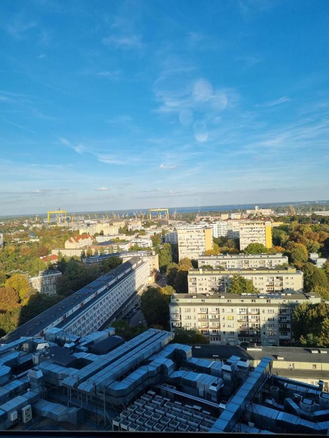 Jbhotels Apartament Premium Hanza Tower Szczecin Dış mekan fotoğraf