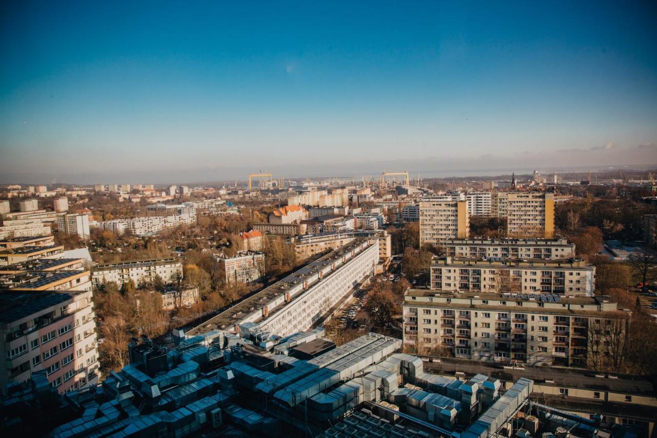 Jbhotels Apartament Premium Hanza Tower Szczecin Dış mekan fotoğraf